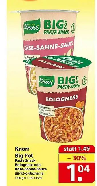 Famila Nord Ost Knorr Big Pot Angebot