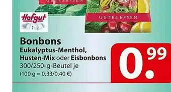 Famila Nord Ost Bonbons Euklalyptus Menthol Husten Mix Angebot