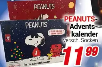 CENTERSHOP PEANUTS Adventskalender Angebot