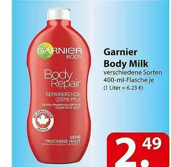 Famila Nord Ost Garnier Body Milk Angebot