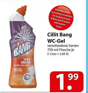 Famila Nord Ost Cillit Bang Wc Gel Angebot