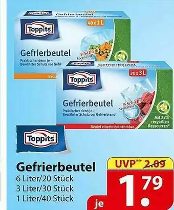 Famila Nord Ost Gefrierbeutel Angebot