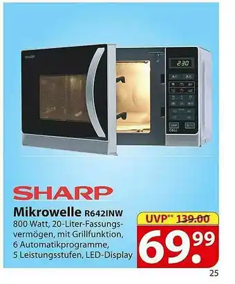 Famila Nord Ost Sharp Mikrowelle Angebot