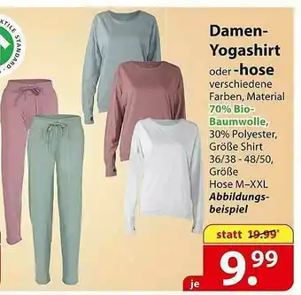 Famila Nord Ost Damen Yogashirt Hose Angebot