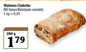 Globus Walnuss-ciabatta Angebot