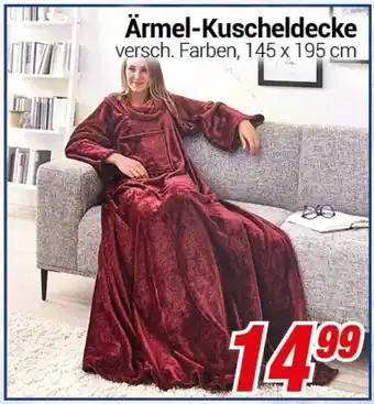 CENTERSHOP Ärmel-Kuscheldecke Angebot