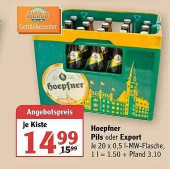 Globus Hoepfner Pils Oder Export Angebot