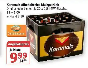 Globus Karamalz Alkoholfreies Malzgetränk Angebot