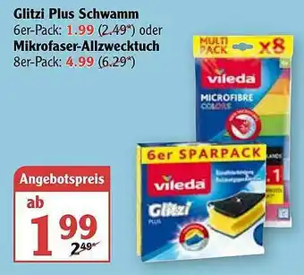 Globus Glitzi Plus Schwamm Oder Mikrofaser-allzwecktuch Angebot