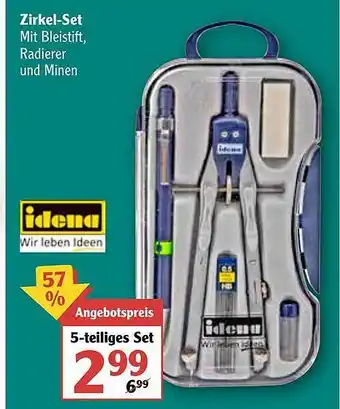 Globus Zirkel-set Idena Angebot