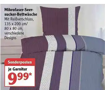 Globus Mikrofaser-seersucker-bettwäsche Angebot