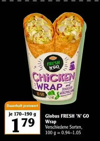 Globus Globus Fresh'n'go Wrap Angebot