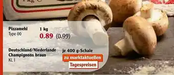 Globus Pizzamehl Oder Deutschland Oder Niederlande Champignons Braun Angebot