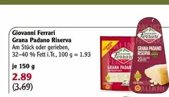 Globus Giovanni Ferrari Grana Padano Riserva Angebot