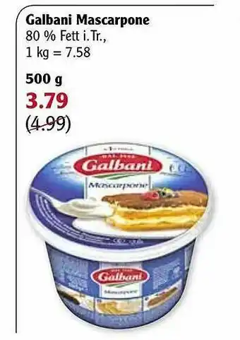 Globus Galbani Mascarpone Angebot