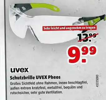 Hagebau Uvex Schutzbrille Uvex Pheos Angebot