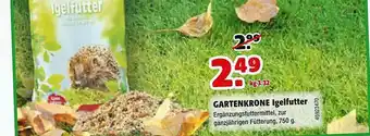 Hagebau Gartenkrone Igelfutter Angebot