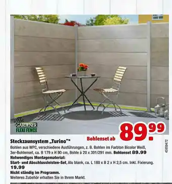 Hagebau Steckzaunsystem „turino” Mr. Gardener Angebot