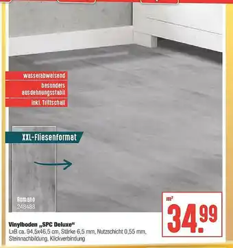 Hellweg Vinylboden „spc Deluxe” Angebot