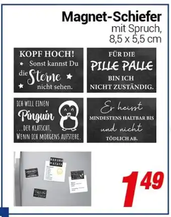 CENTERSHOP Magnet-Schiefer Angebot