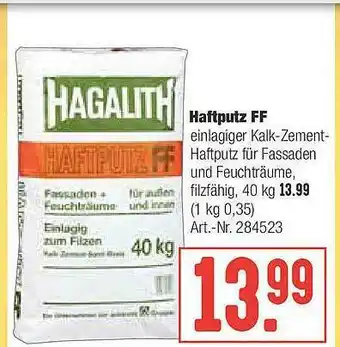 Hellweg Haftputz Ff Hagalith Angebot