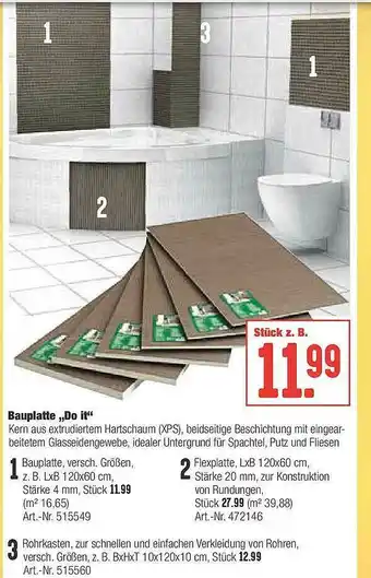 Hellweg Bauplate „do It” Angebot