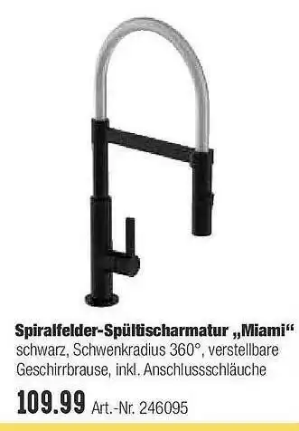 Hellweg Spiralfelder-spültischarmatur „miami” Angebot