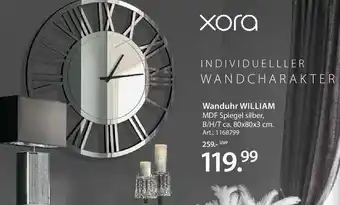 Zurbrüggen Xora Wanduhr WILLIAM Angebot