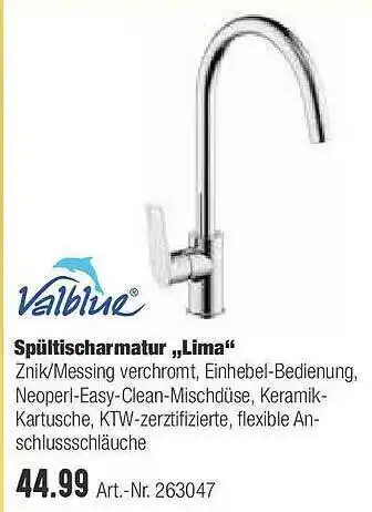 Hellweg Spültischarmatur „lima” Valblue Angebot