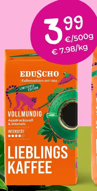 Tchibo EDUSCHO LIEBLINGS KAFFEE Für Filter und Vollautomaten 500g Angebot