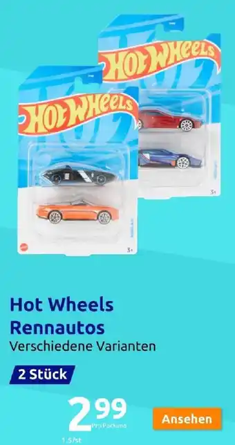 Action Hot Wheels Rennautos Angebot