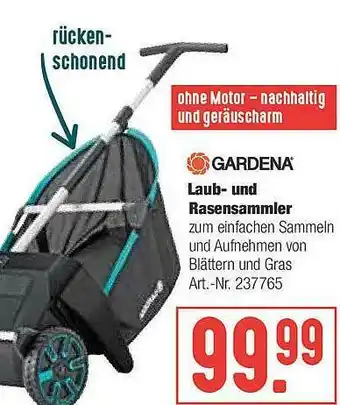 Hellweg Gardena Laub- Und Rasensammler Angebot