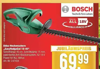 Hellweg Akku-heckenschere „easyhedgecut 18-45” Angebot