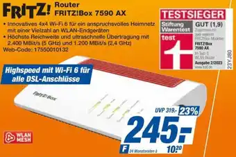 expert Octomedia Router FRITZ!Box 7590 AX Angebot