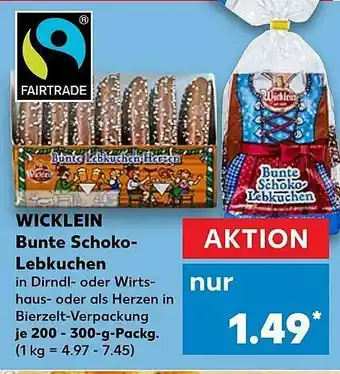 Kaufland Wicklein Bunte Schoko Lebkuchen Angebot