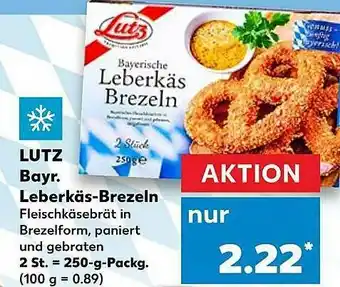 Kaufland Lutz Bayr. Leberkäs-brezeln Angebot