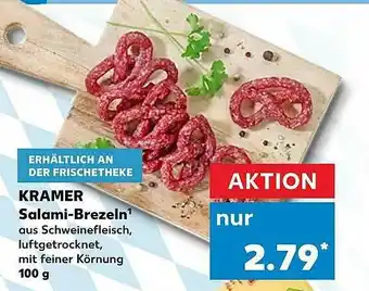 Kaufland Kramer Salami-brezeln Angebot