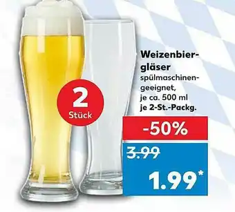 Kaufland Weizenbier Gläser Angebot