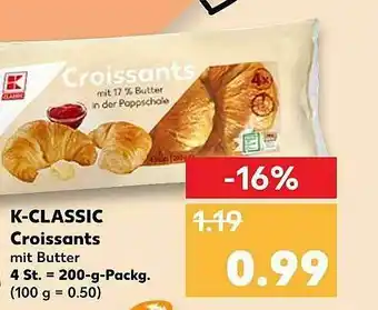 Kaufland K-classic Croissants Angebot