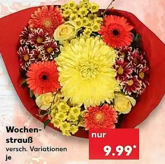 Kaufland Wochen Strauß Angebot