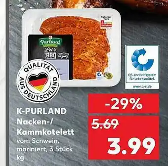 Kaufland K-purland Nacken Kammkotelett Angebot