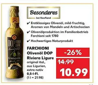 Kaufland Farchioni Olivenöl Dop Riviera Ligure Angebot