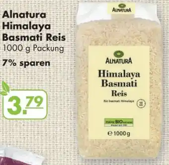 Handelshof Alnatura Himalaya Basmati Reis 1000 g Packung Angebot