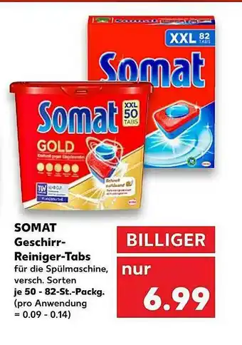 Kaufland Somat Geschirr-reiniger-tabs Angebot