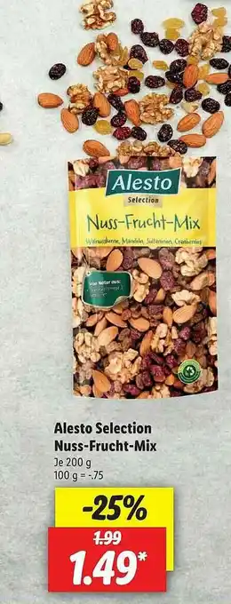 Lidl Alesto Selection Nuss-frucht-mix Angebot