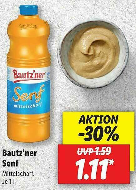 Bautz'ner Senf Angebot bei Lidl