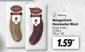 Lidl Metzgerfrisch Hausmacher Wurst Angebot