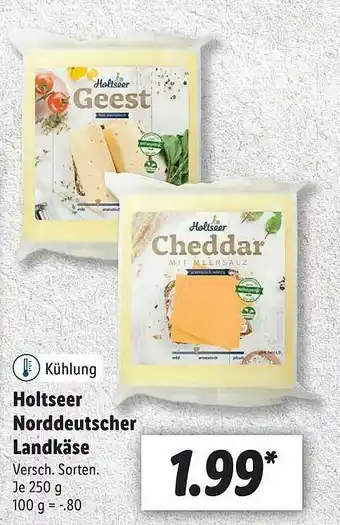 Lidl Holtseer Norddeutscher Landkäse Angebot