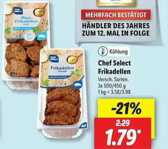 Lidl Chef Select Frikadellen Angebot