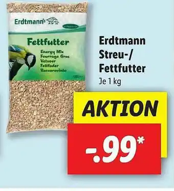 Lidl Erdtmann Streu- Fettfutter Angebot